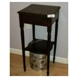 Antique End Table W/ Drawer