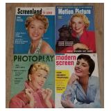 4 Vintage Movie Magazines