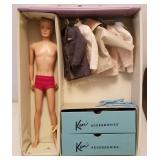 Vintage Barbie Ken Doll In Case