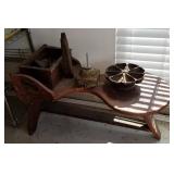 Vintage Cobbler Bench W/ Accessories & Tools