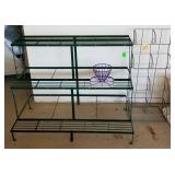 Metal Plant Stand And Metal DVD Rack Metal Plant Stand And Metal DVD Rack