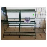 Metal Plant Stand And Metal DVD Rack