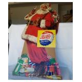 Vintage Pepsi Santa Claus Store Display Vintage Pepsi Santa Claus Store Display