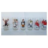 Complete 1975 Popeye Coca-Cola Glasses