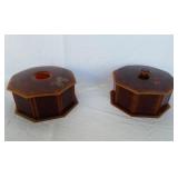 Pair Of Tusculor Celluloid Vanity Items Pair Of Tusculor Celluloid Vanity Items