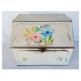 Vintage Metal Bread Box Hand Painted Vintage Metal Bread Box Hand Painted