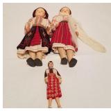 3 Vintage Dolls