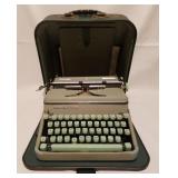 Hermes 2000 Vintage Green Typewriter