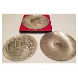 Wendell August J.f.k Pewter Plate 1st Edition