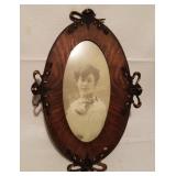 Antique Wood Picture Frame; Damaged Antique Wood Picture Frame; Damaged