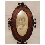 Antique Wood Picture Frame; Damaged