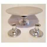 Kensington Candle Holders & Pedestal Bowl Kensington Candle Holders & Pedestal Bowl