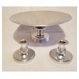 Kensington Candle Holders & Pedestal Bowl