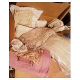 Box Full Of Lace Table Clothes & More