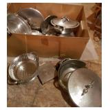 Lot Of Glass Lined Bowls & More Lot Of Glass Lined Bowls & More