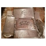 Large Decorative Aluminum Trays