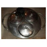 Lazy Susan W/ Warmer & 3 Compartments Lazy Susan W/ Warmer & 3 Compartments