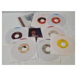 10 Colored Wax 7' Singles - Madonna, Prince, Yes