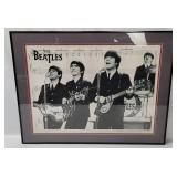 Framed The Beatles Wall Art 1982 Silver Screen