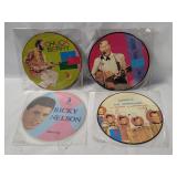 (4) 7' Pic Discs - Chuck Berry, Bill Haley etc.