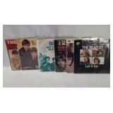 8 The Beatles 7' Singles W/ Pic Sleeves