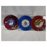 3 Vtg Colored 7' Singles- Crows, Dion, Lloyd