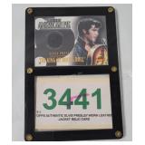 2001 Topps American Pie Elvis Presley Relic Card