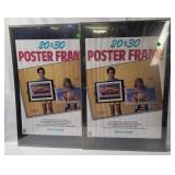 (2) 20' x 30' Poster Frames