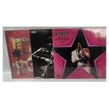 3 Elvis Presley LP's - Movie Hits, X-mas Album