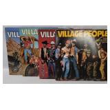 4 Village People Records - Macho Man, Go West