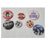 Assorted Vtg Beatles Buttons