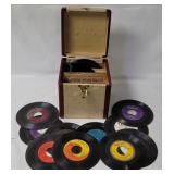 Case Of Assorted Vtg 7' Singles
