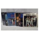 8 Abba & Air Supply 7' Singles W/ Pic Sleeves