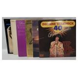 6 Assorted Dionne Warwick LP's