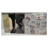 4 John Lennon LP's - Shaved Fish, Double Fantasy