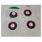 4 The Beatles 7' Colored Vinyl Singles 1990's