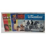 4 The Monkees 7' Singles W/ Pic Sleeves