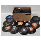 Box Of Vtg 7' Singles - Pop, R&B etc.