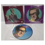 3 Buddy Holly Picture Discs, 2 Are Sealed