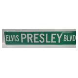Elvis Presley Blvd Metal Street Sign