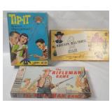 Vtg Games - Tip-it, Rifleman, Have Gun Will Travel