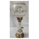 Vtg Hurricane Table Lamp, No Chimney