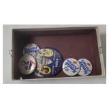 Vtg Campaign Buttons - Kennedy, Mondale