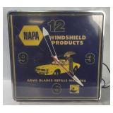 Vtg Napa Plastic Wall Clock, Not Working