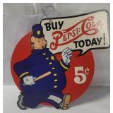 Vtg Buy Pepsi Today! Double Sided Sign