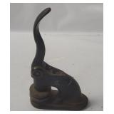 Vtg Cast Iron Seal Stamper