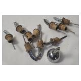 Vtg Liquor Bottle Pourers