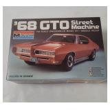 Vtg Monogram '68 Pontiac Gto Model Kit