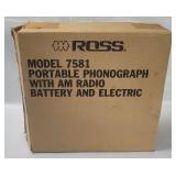 Ross Portable Phonograph 7581, Not Working