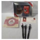 Elvis Cologne, Cassette, Stamps, Pens